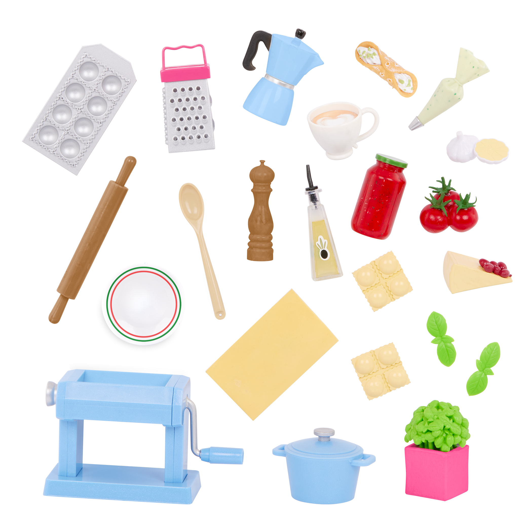 Our Generation Pasta Party Play Food Set for 18-inch Dolls
