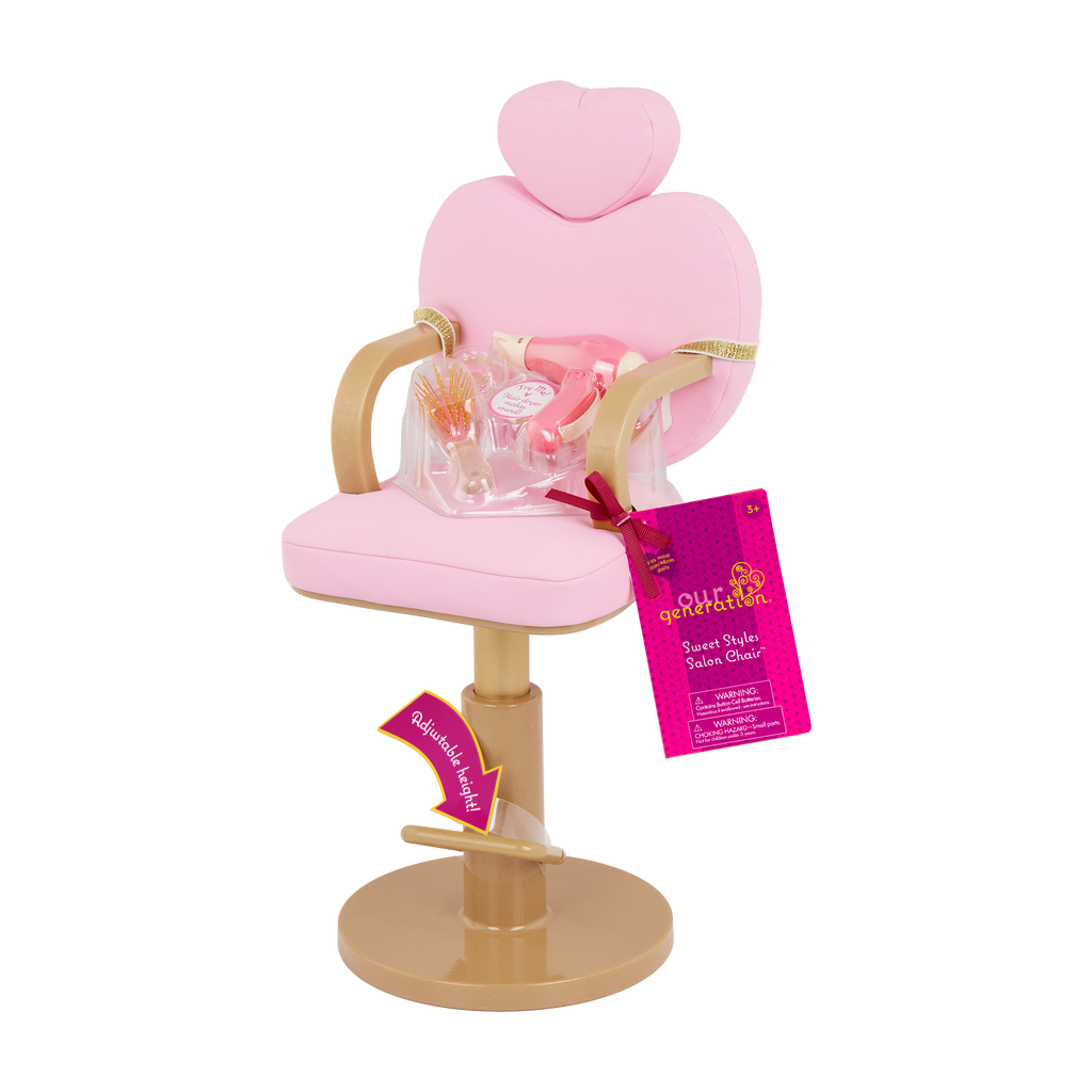 Our Generation Sweet Styles hair dressing playset for 18 inch dolls
