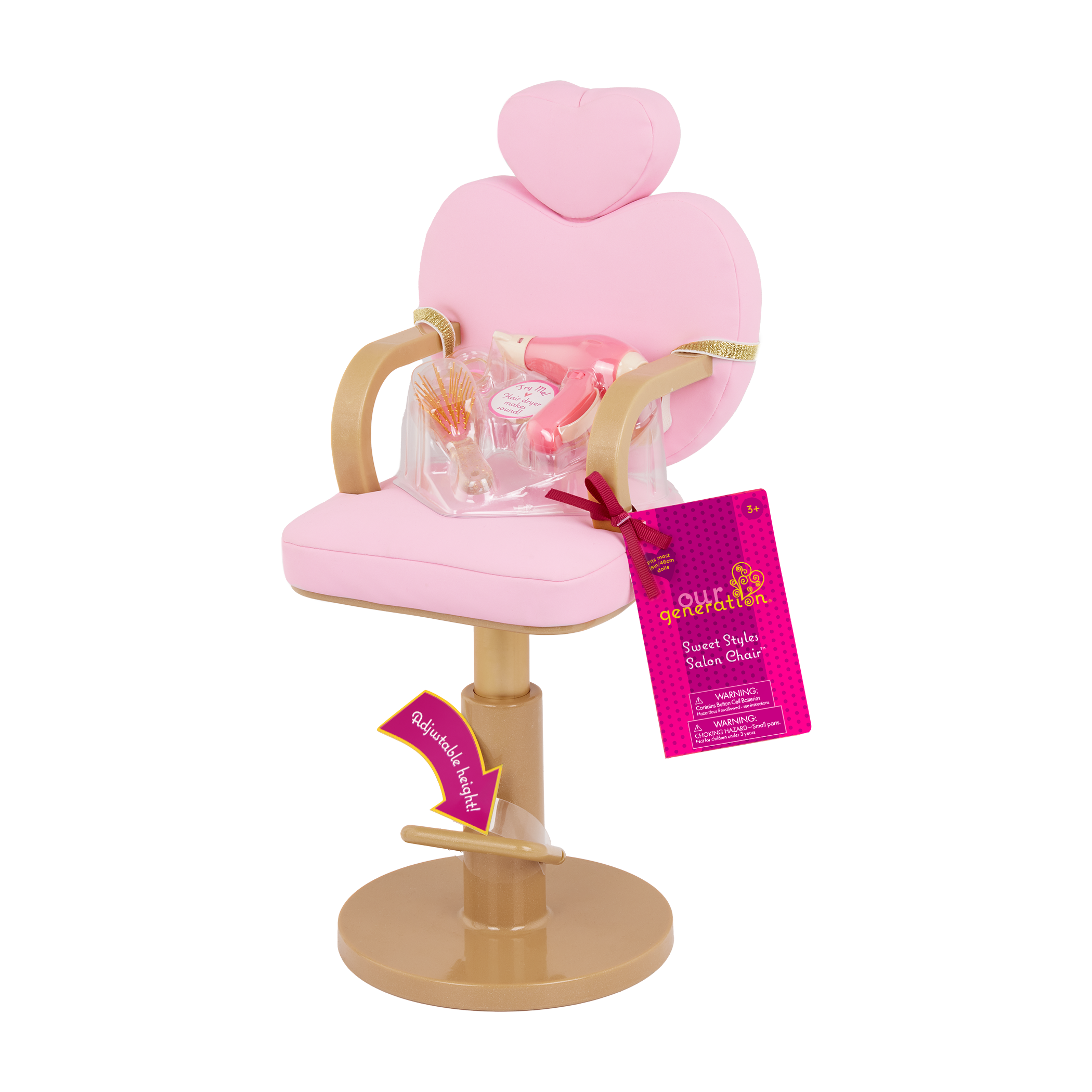 Our Generation Sweet Styles hair dressing playset for 18 inch dolls