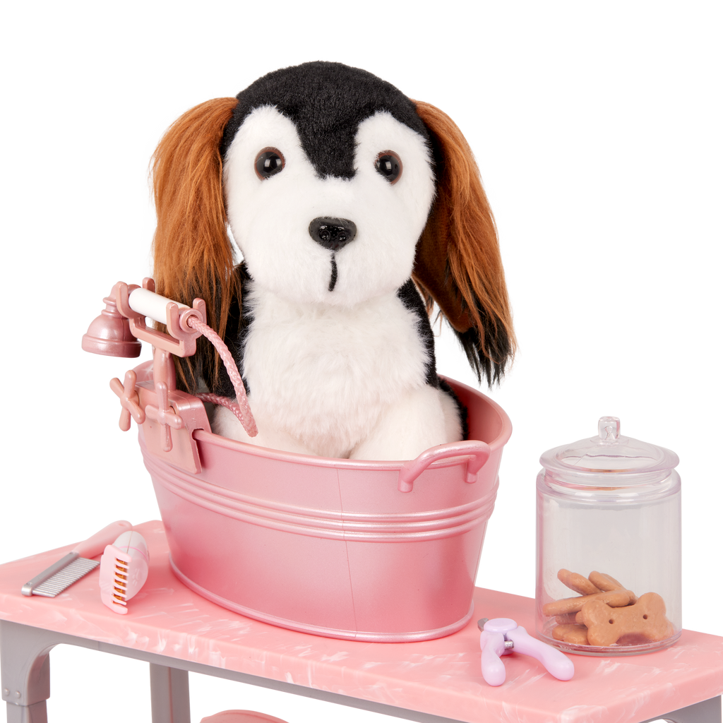 Our Generation Scrub & Style Pet Grooming Set for 18 inch dolls