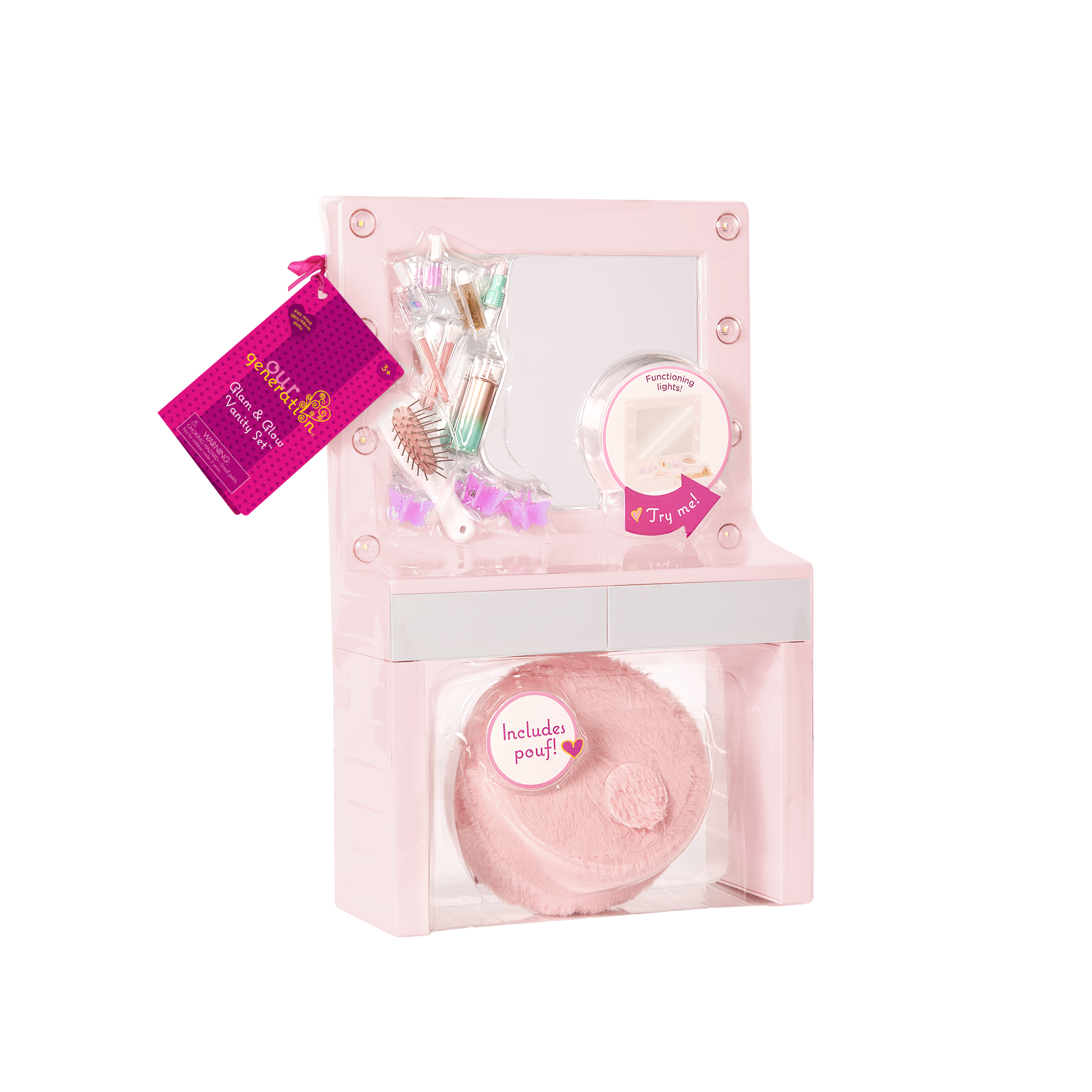 Our Generation vanity set for 18 inch doll package
