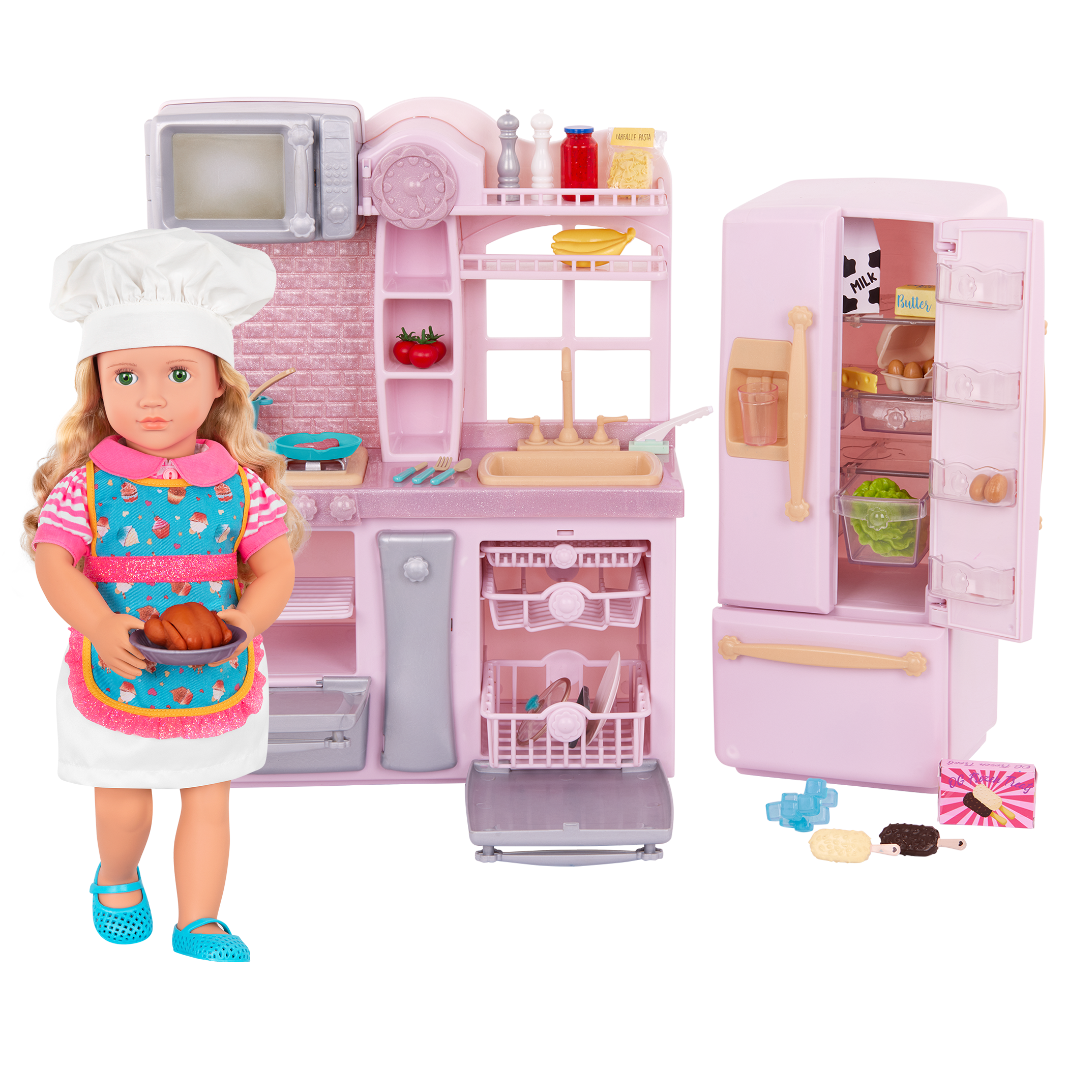 Gourmet Kitchen Set for 18-inch dolls