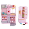 Our Generation Pink Gourmet Kitchen Playset for 18-inch Dolls