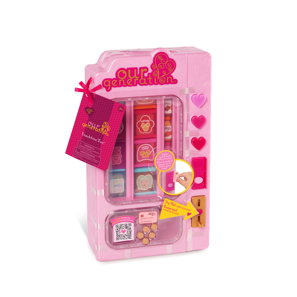 Our Generation Snacktime Fun Vending Machine Playset for 46 cm Dolls