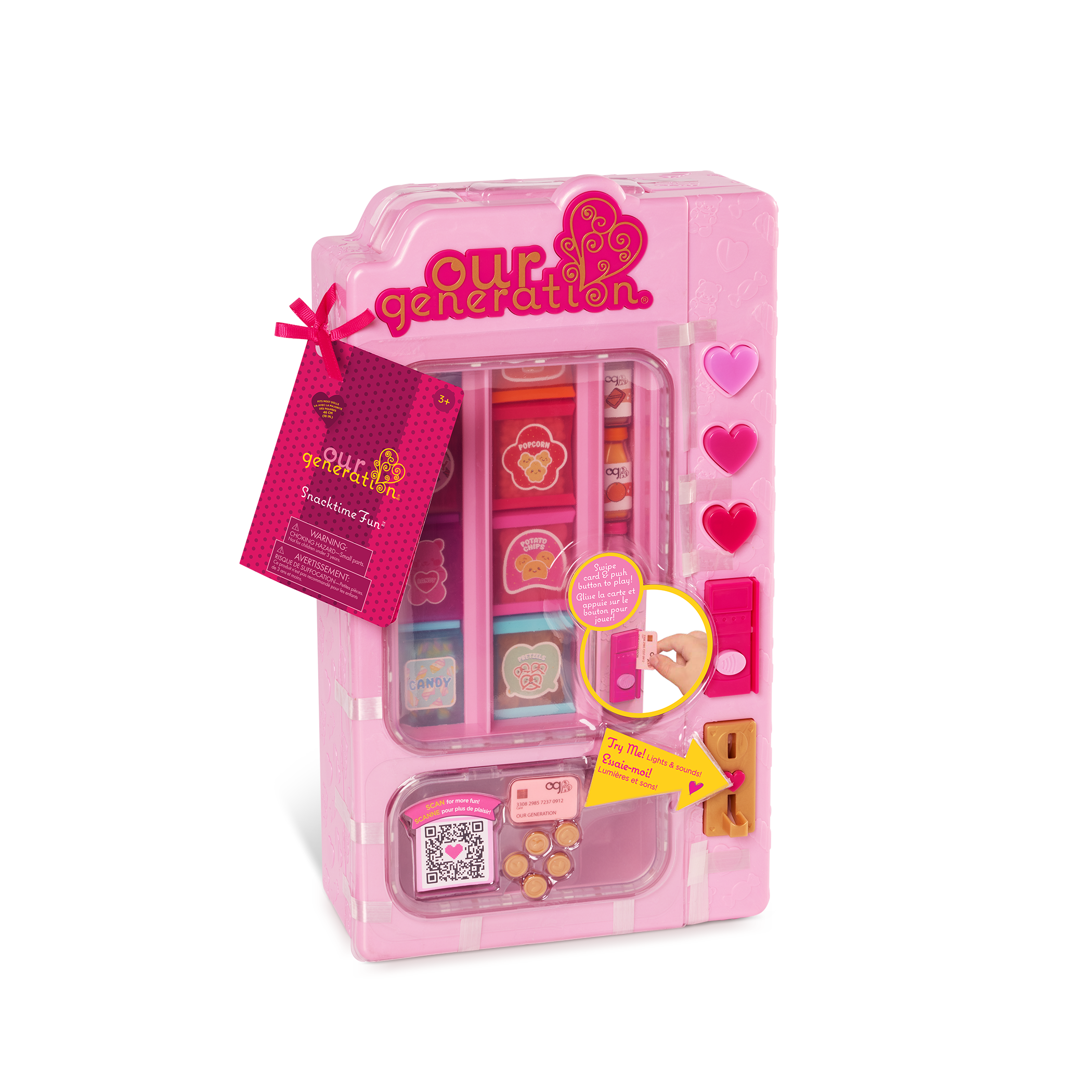 Our Generation Snacktime Fun Vending Machine Playset for 46 cm Dolls