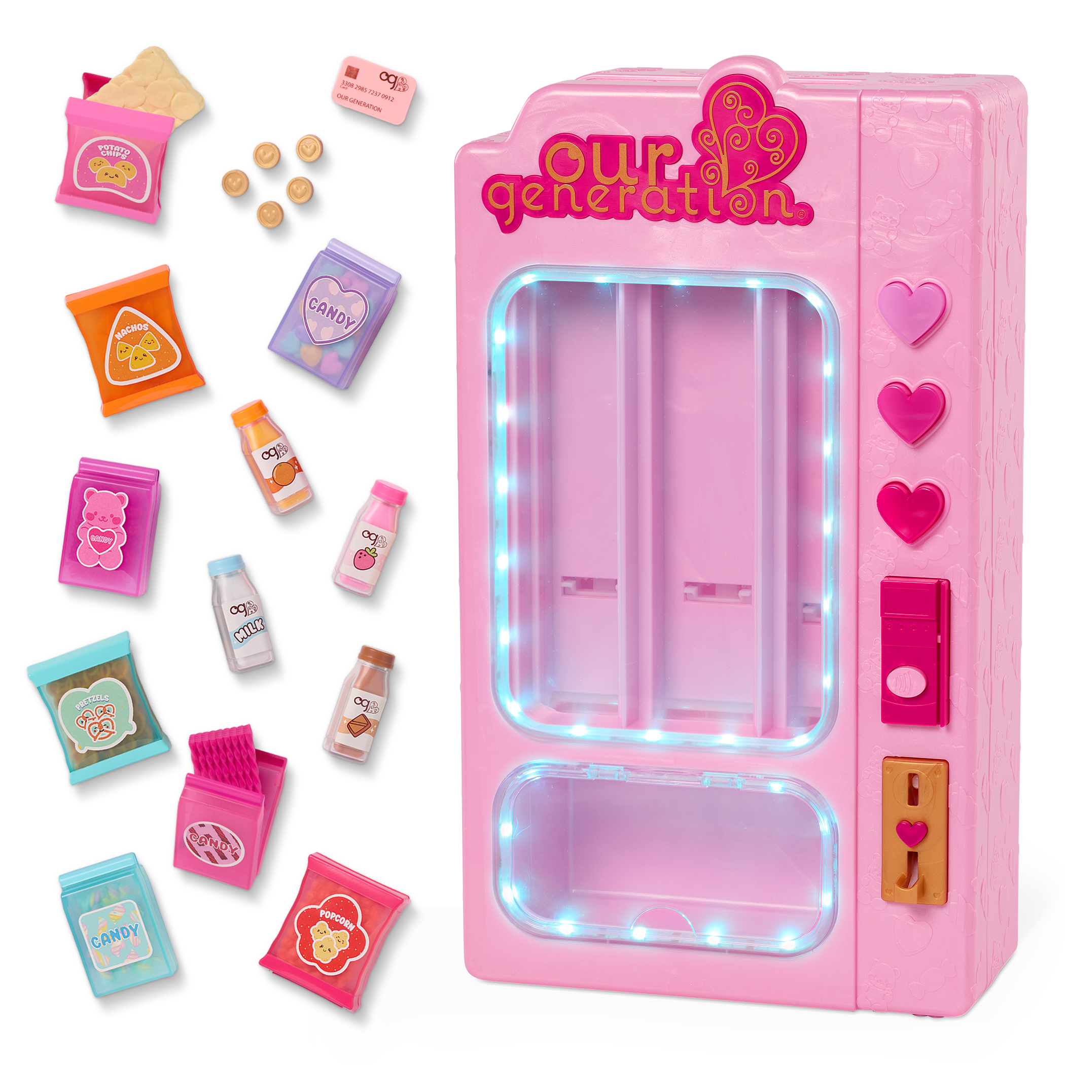 Our Generation Snacktime Fun Vending Machine Playset for 46 cm Dolls
