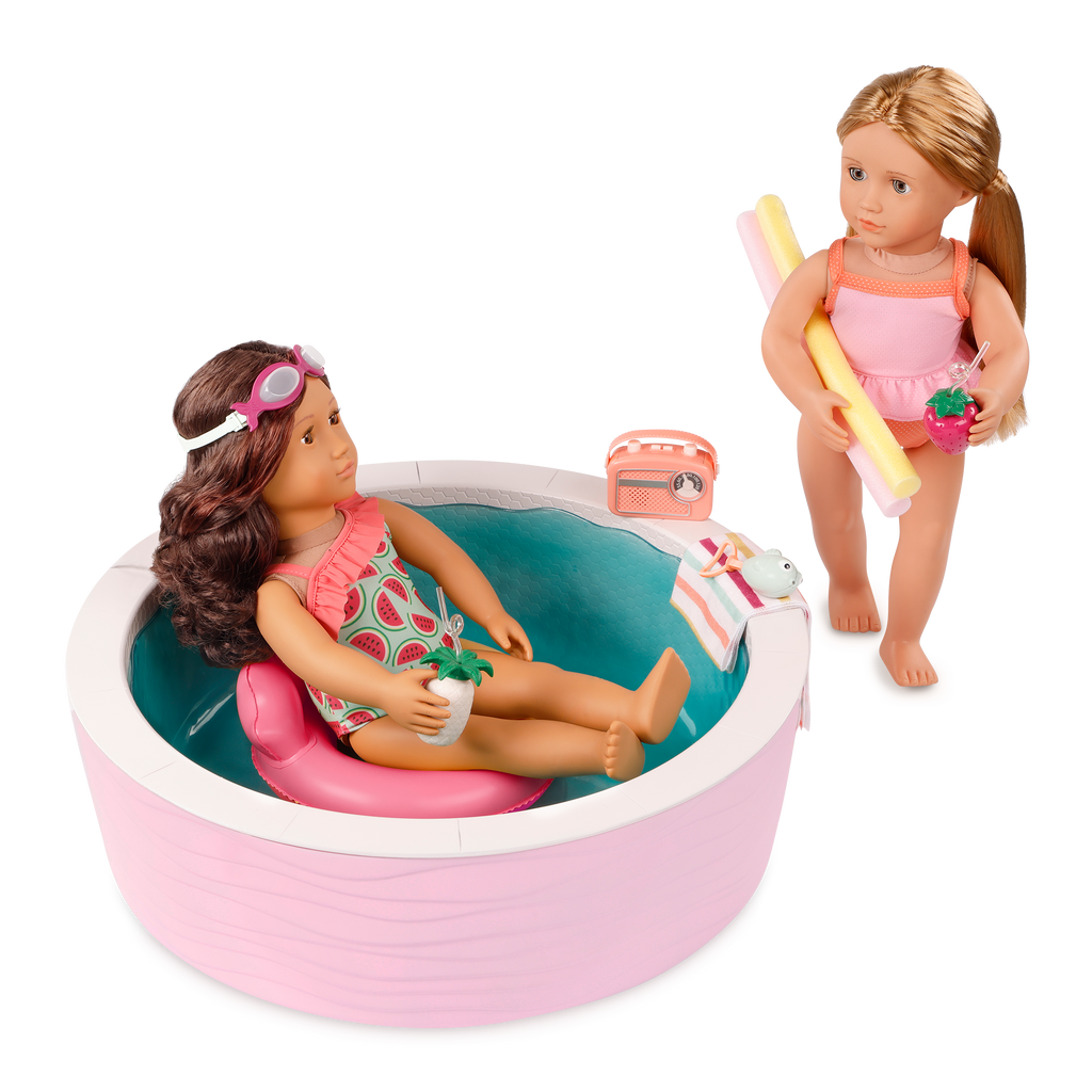Our Generation Poolside Fun Playset for 18-inch Dolls