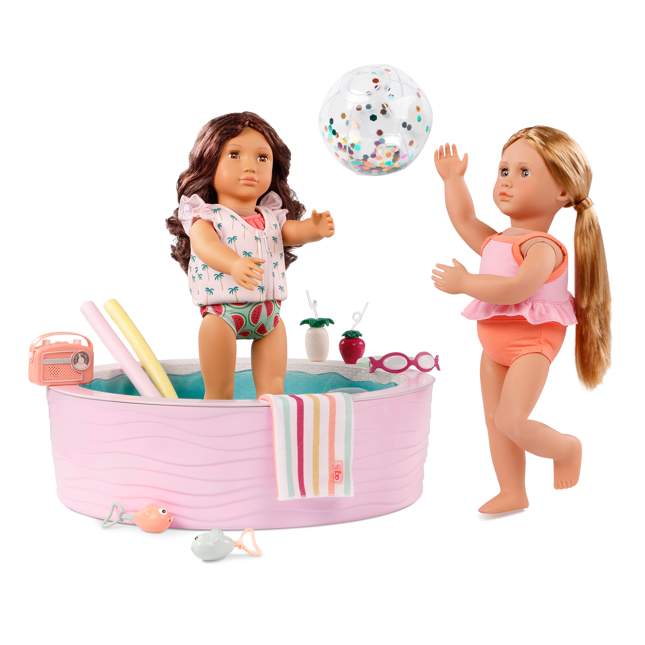 Our Generation Poolside Fun Playset for 18-inch Dolls