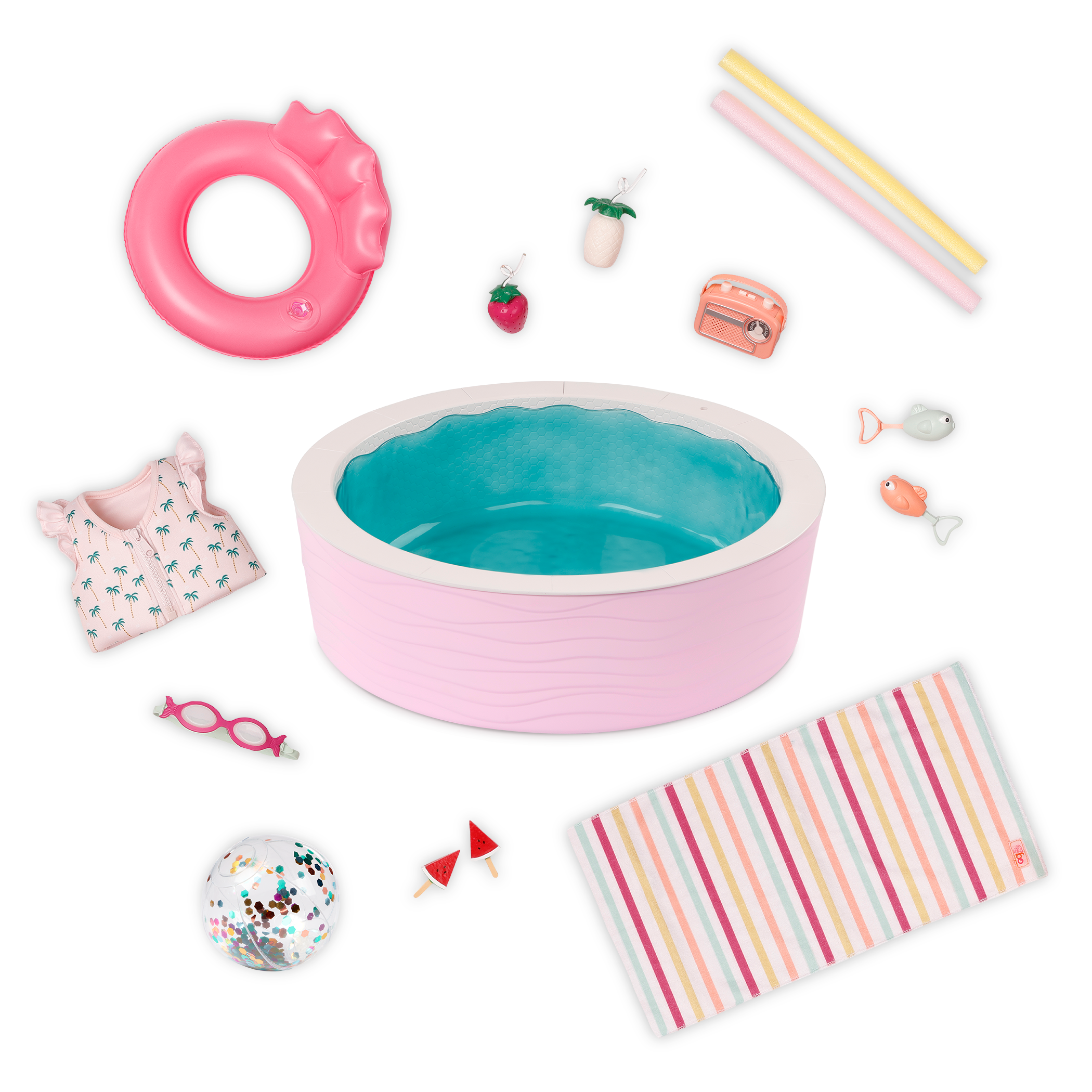 Our Generation Poolside Fun Playset for 18-inch Dolls