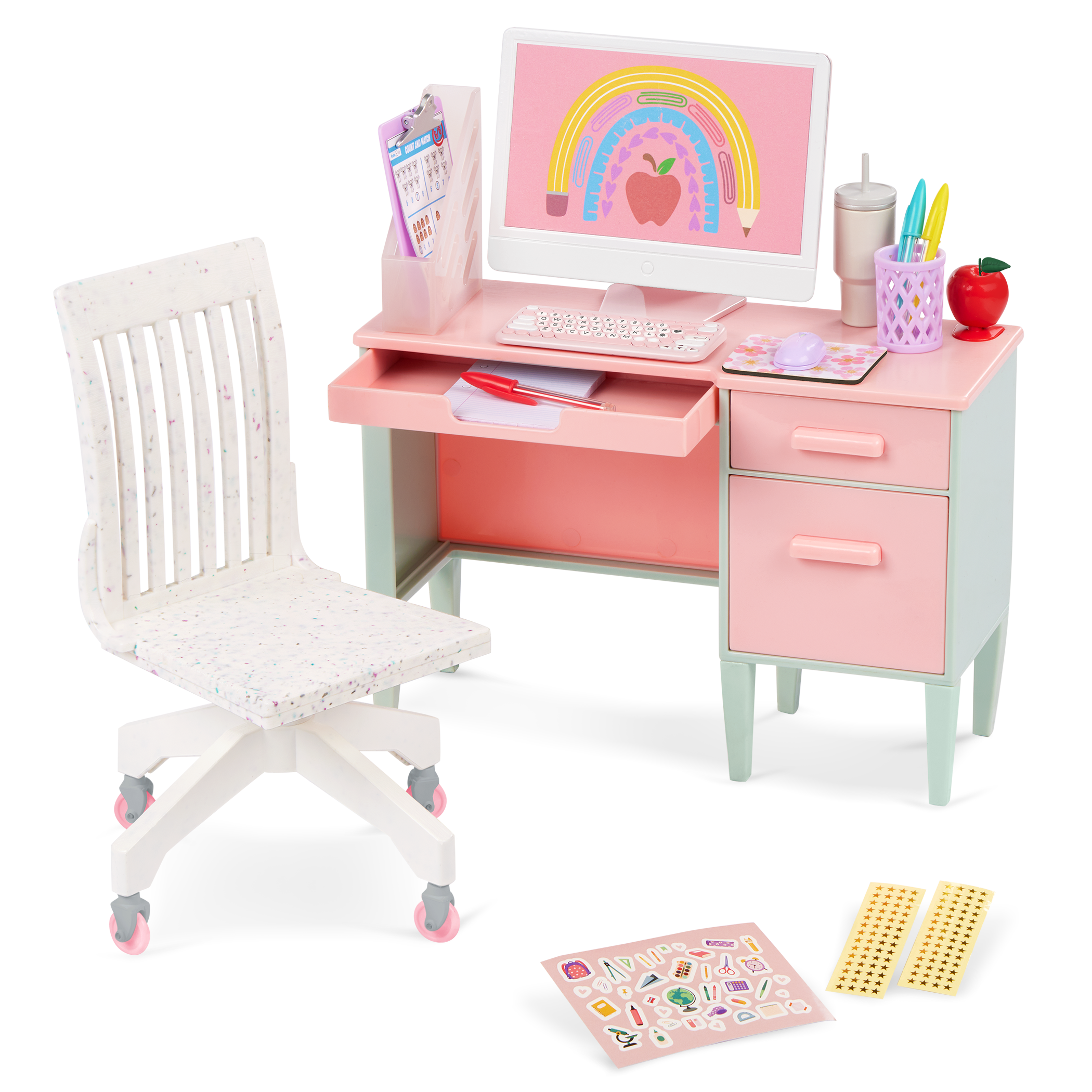 Our Generation Class in Session School Desk Set for 46 cm Dolls