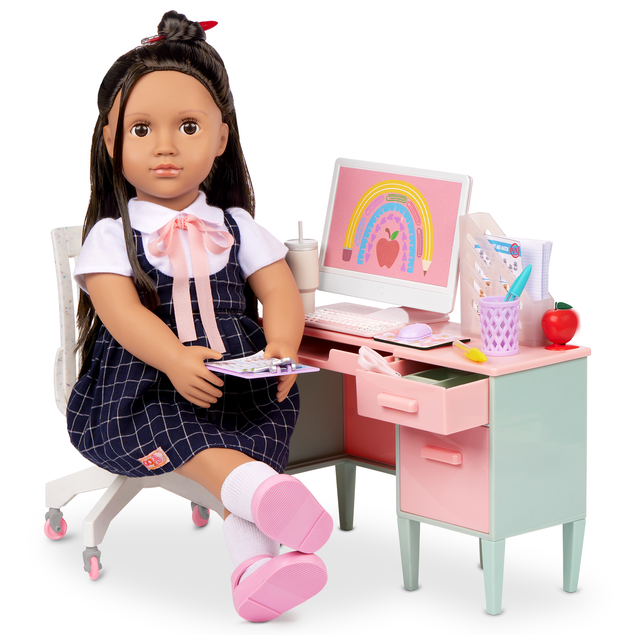 Our Generation Class in Session School Desk Set for 46 cm Dolls