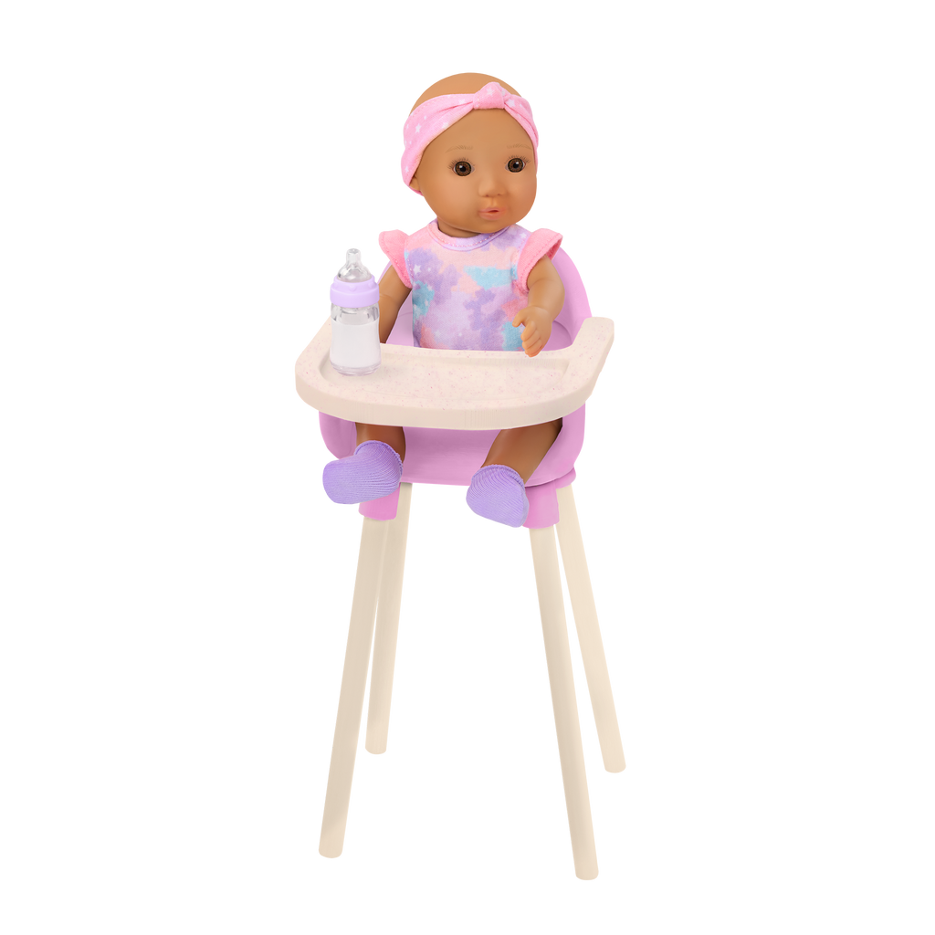 Our Generation Baby Emilia & Mealtime Set