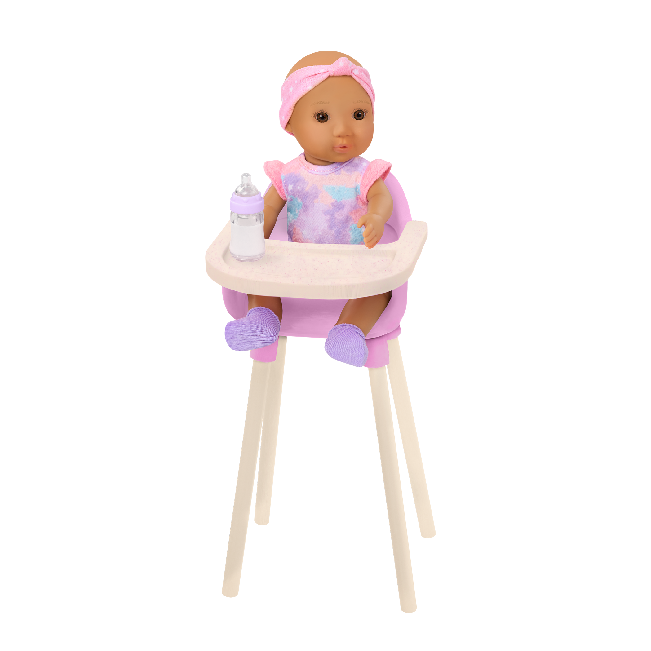 Our Generation Baby Emilia & Mealtime Set