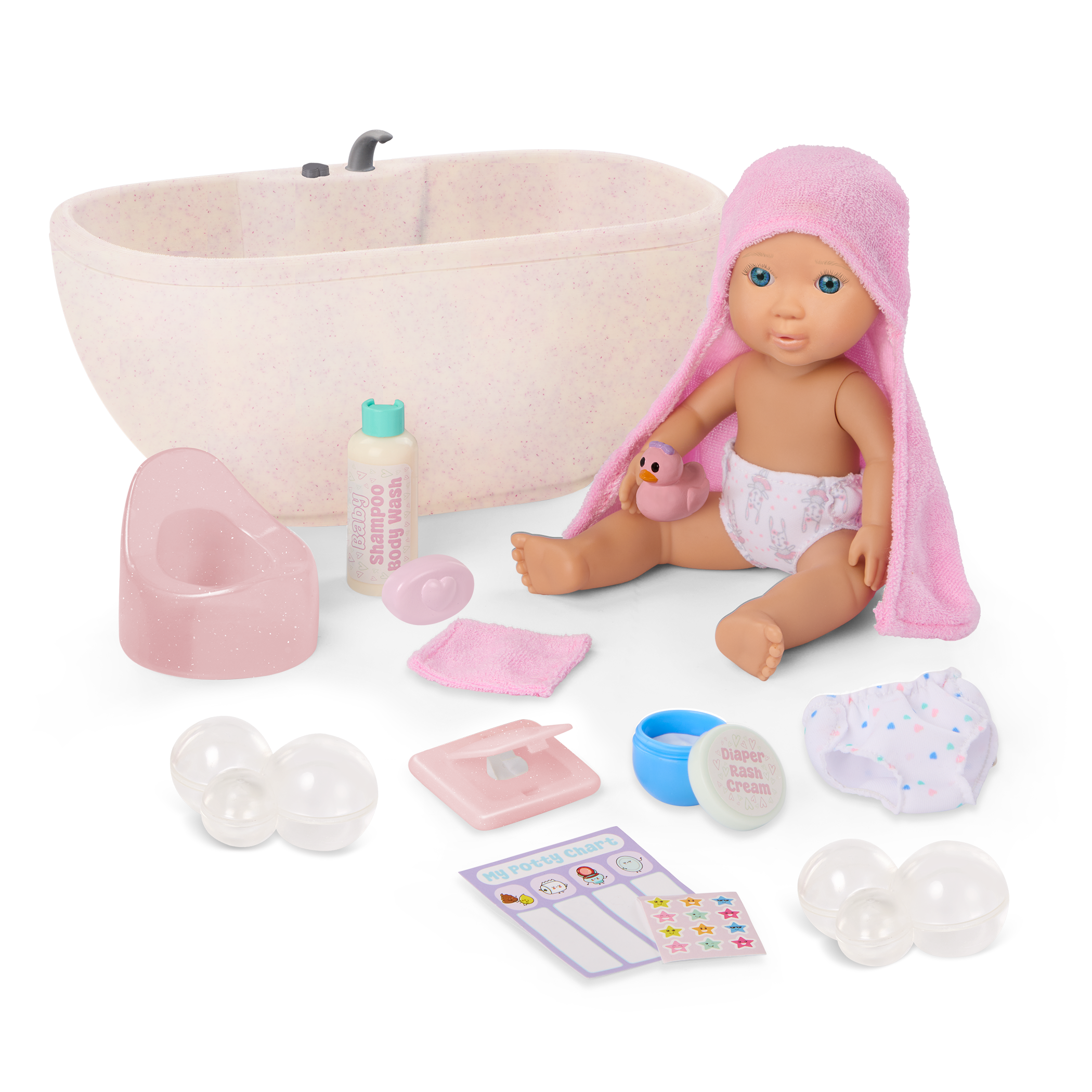 Our Generation Baby Doll Lacy & Bathtime Set