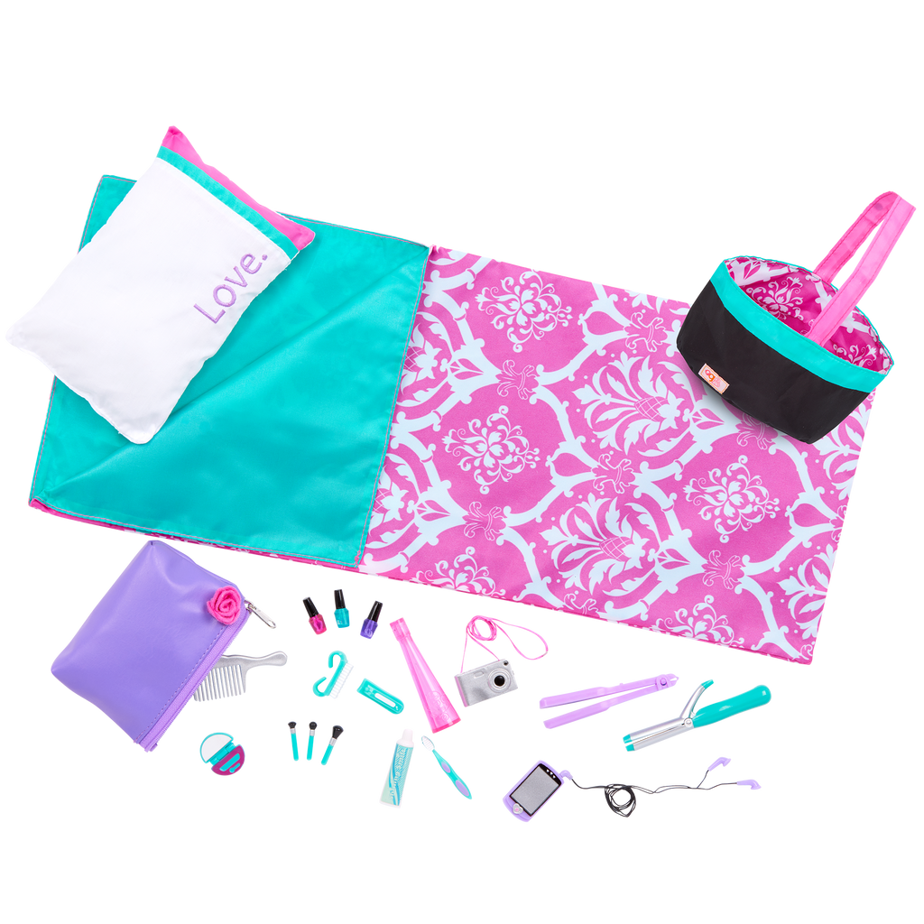 Sleepover Party Set playset for 18-inch dolls