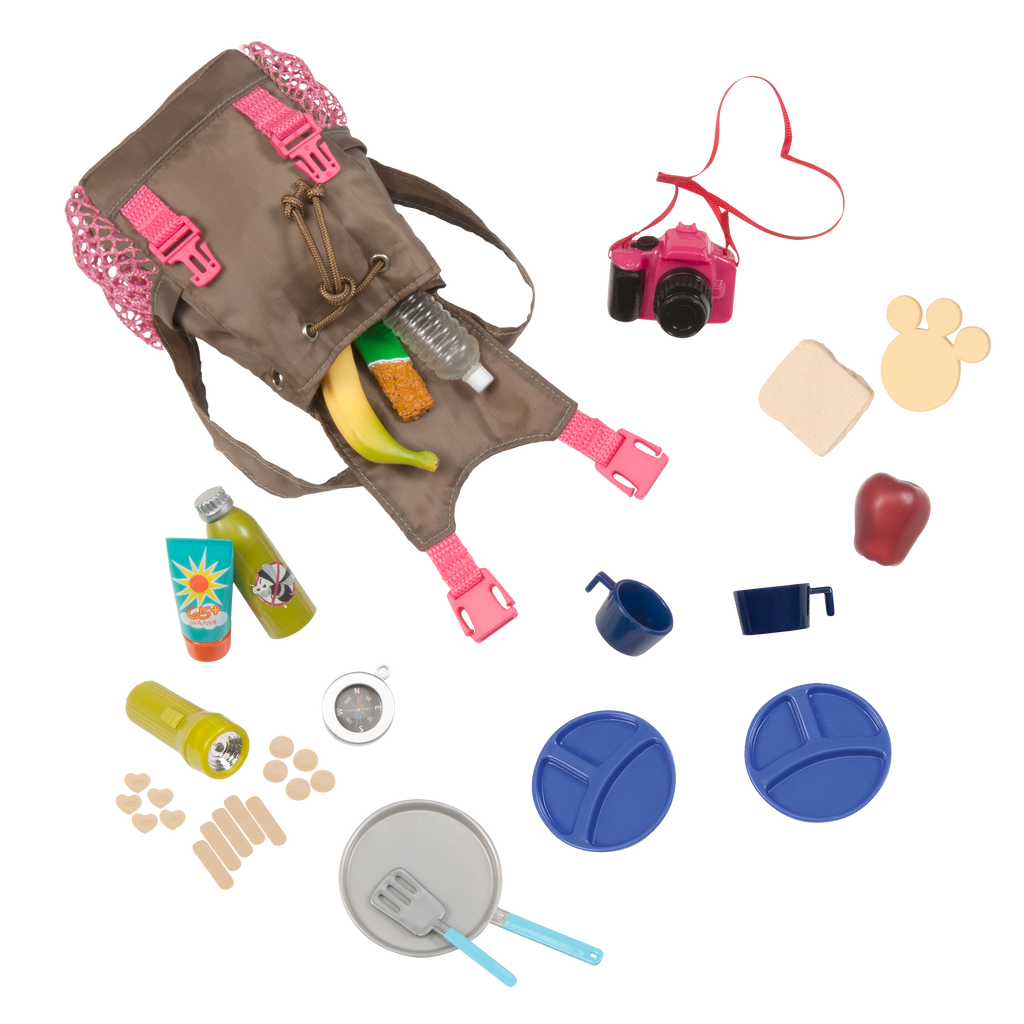 What A Trek Set trecking outfits for 18-inch dolls