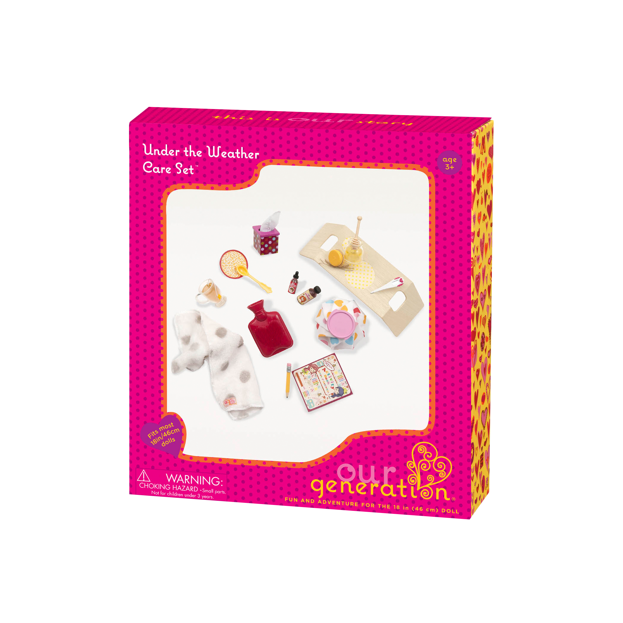 sick days playset for 18-inch dolls