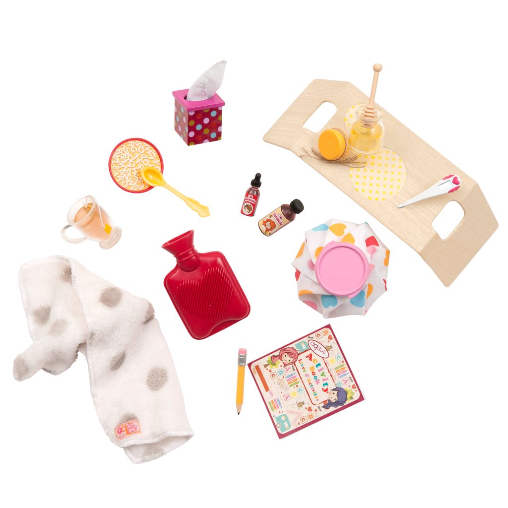 sick days playset for 18-inch dolls