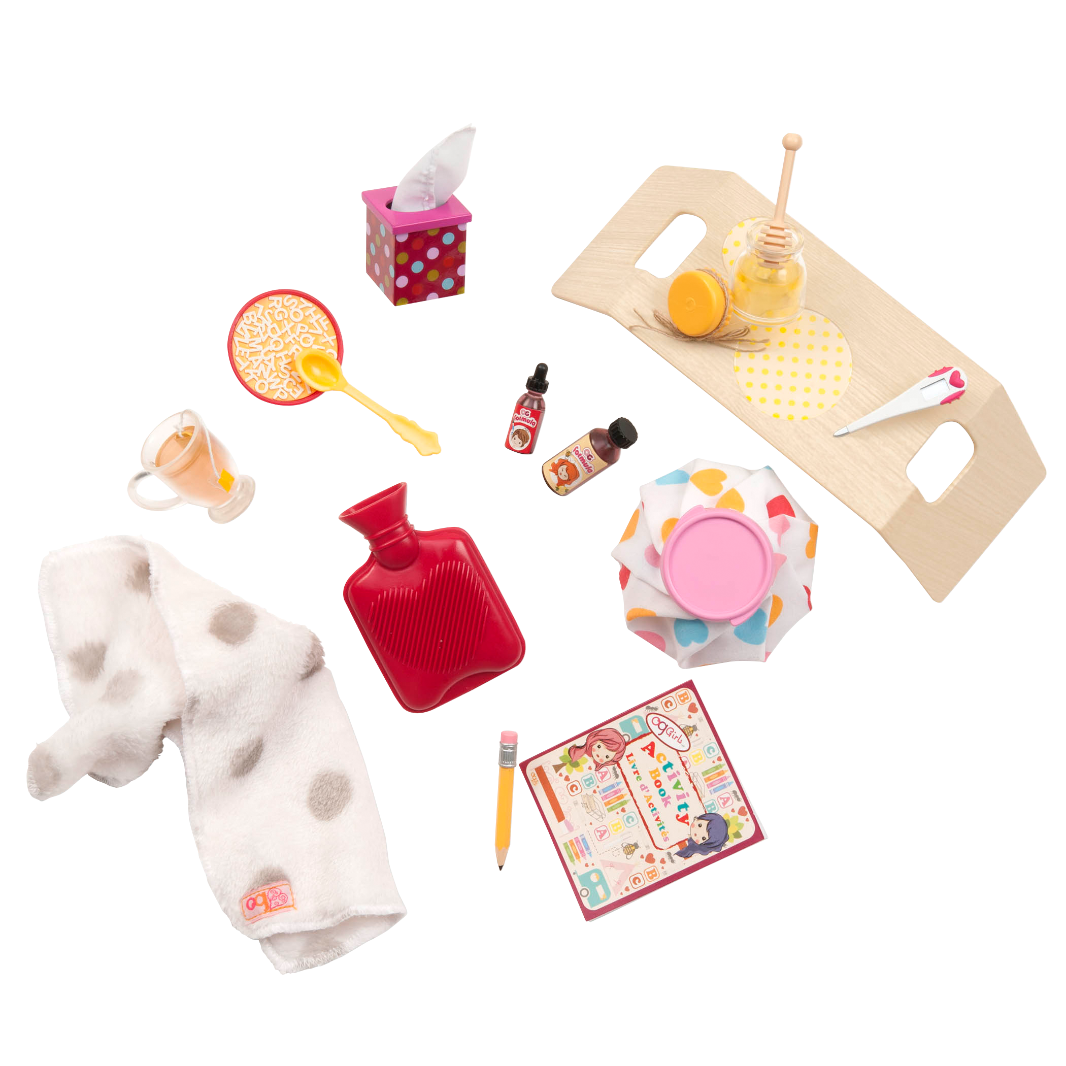 sick days playset for 18-inch dolls