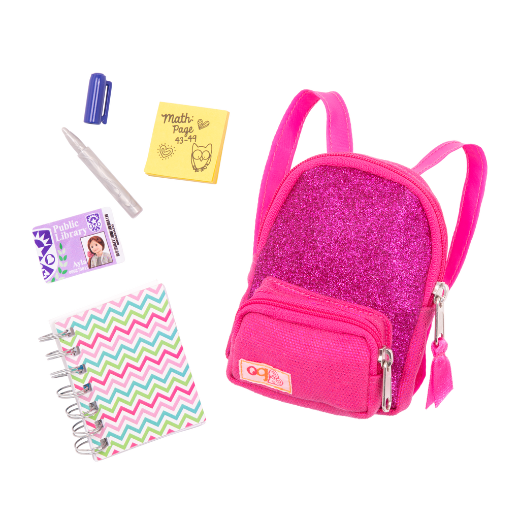 School backpack playset