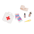 18-inch doll using first aid playset