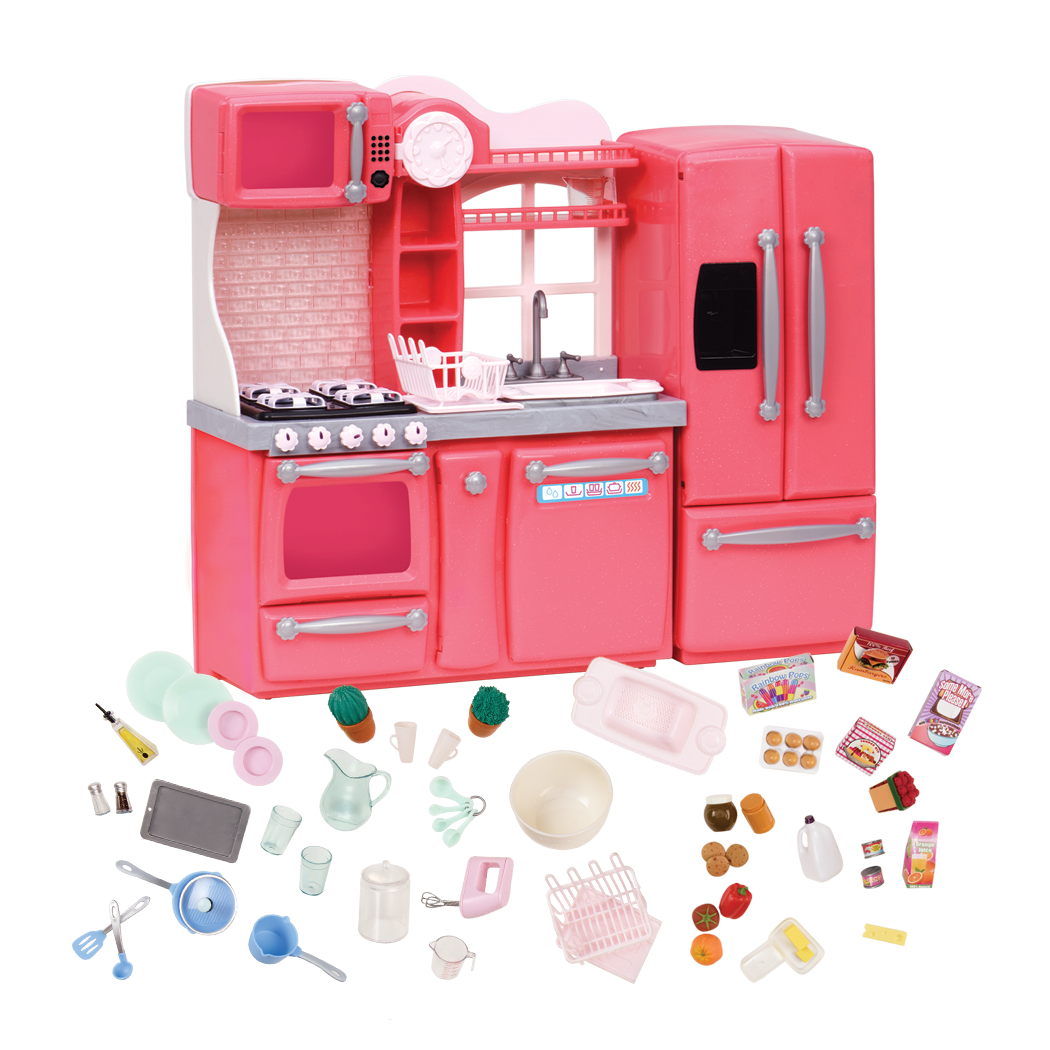 Our Generation – Gourmet Kitchen Set – Pink - Main Image