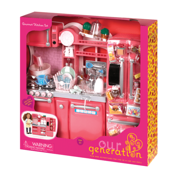 Our Generation – Gourmet Kitchen Set – Pink