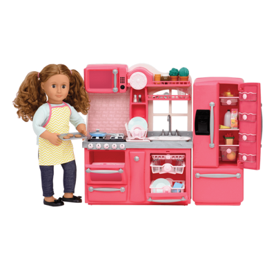 18 Inch American Girl Doll Gourmet Kitchen Set Kitchen Furniture