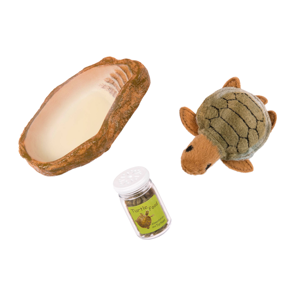 Turtle plushie playset