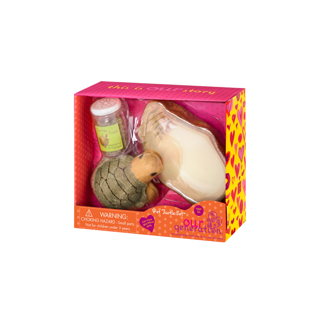 Turtle plushie playset