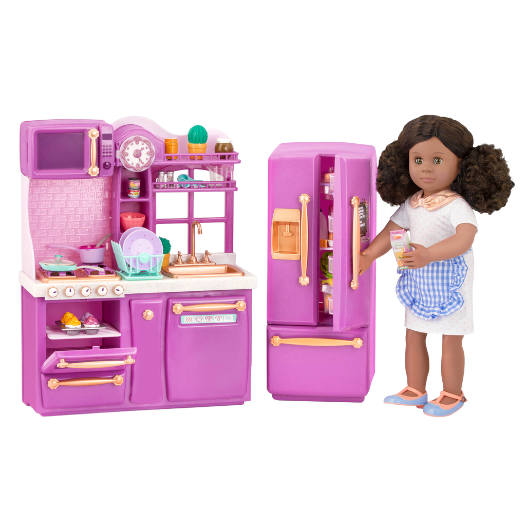 Gourmet Kitchen Set Purple all components