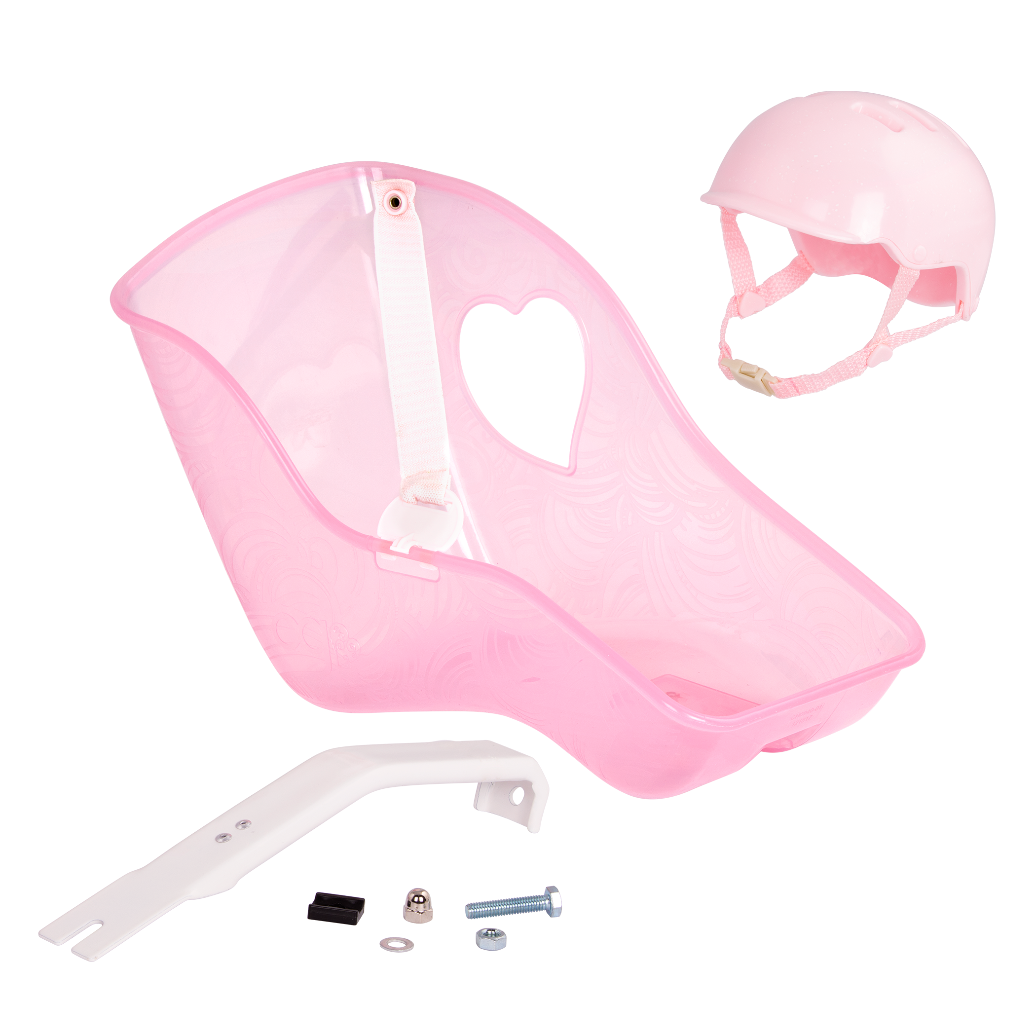 baby doll bike seat with helmet Carry Me | 18" Doll Bicycle Seat & Helmet