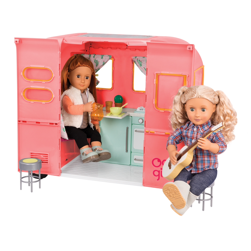 RV Seeing You Camper | 46 cm Doll Trailer | Our Generation – The Play Room