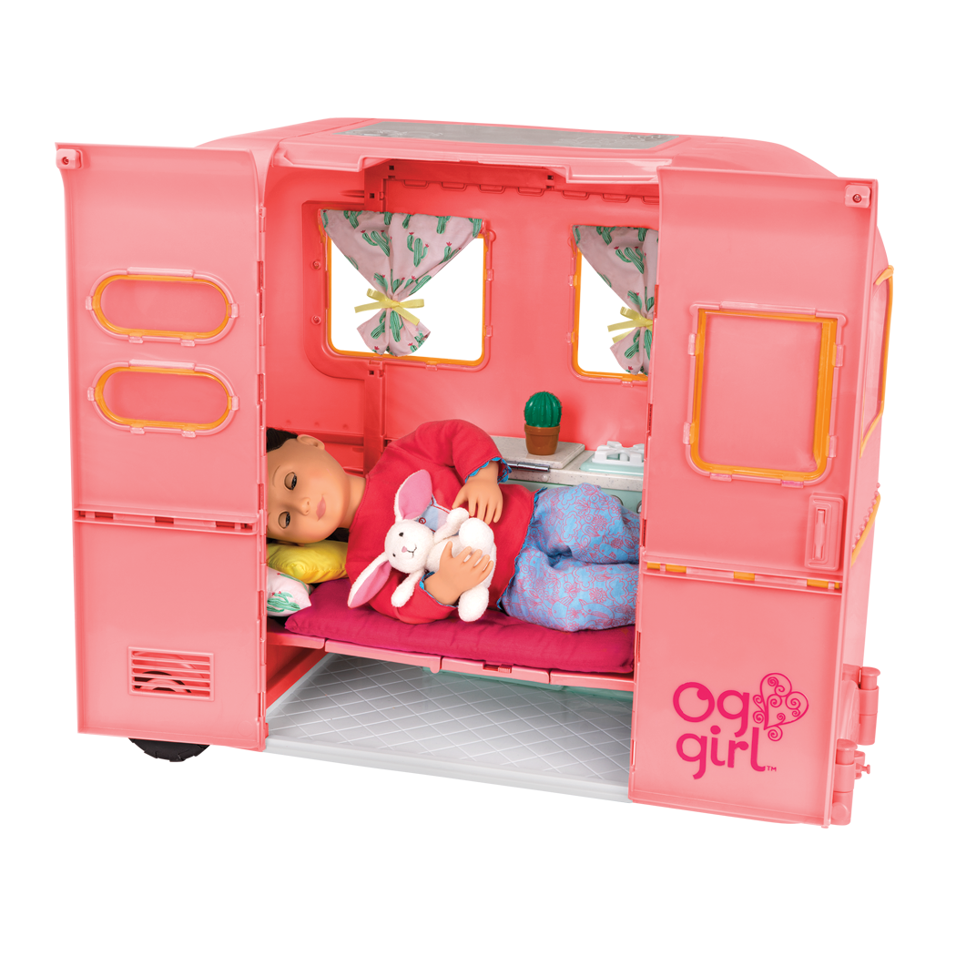 RV Seeing You Camper Pink with Noa and Coral
