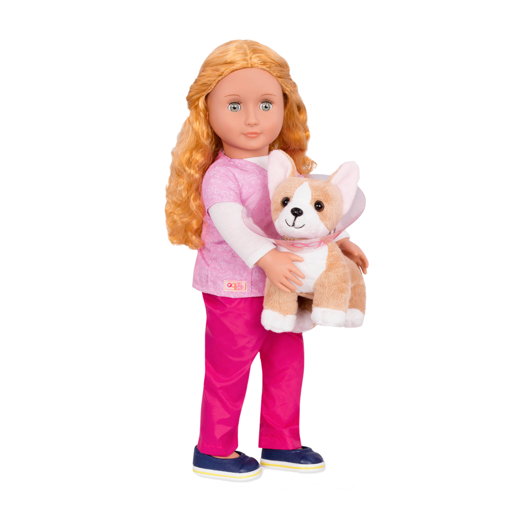 Posable Corgi Pup 6-inch Toy Dog