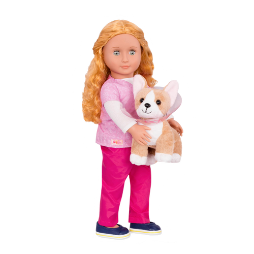 Posable Corgi Pup 6-inch Toy Dog