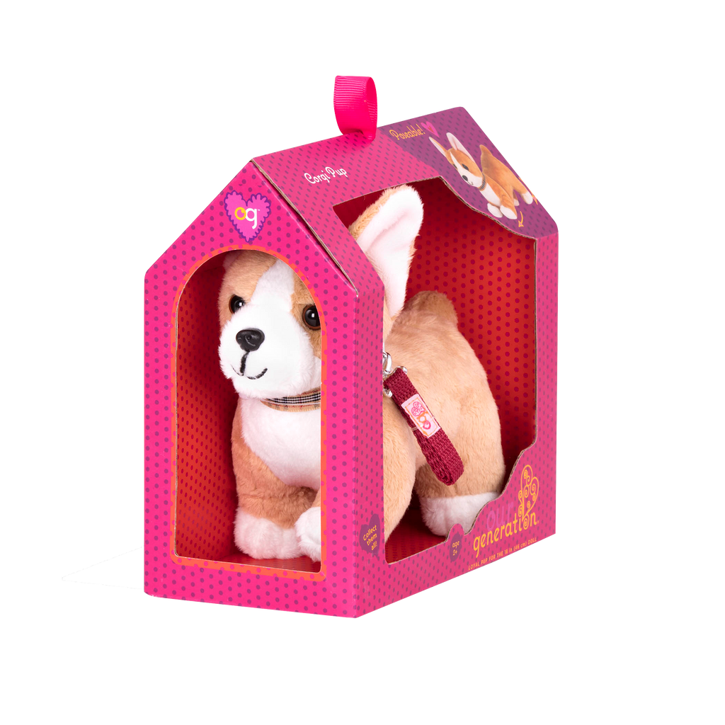 Posable Corgi Pup 6-inch Toy Dog