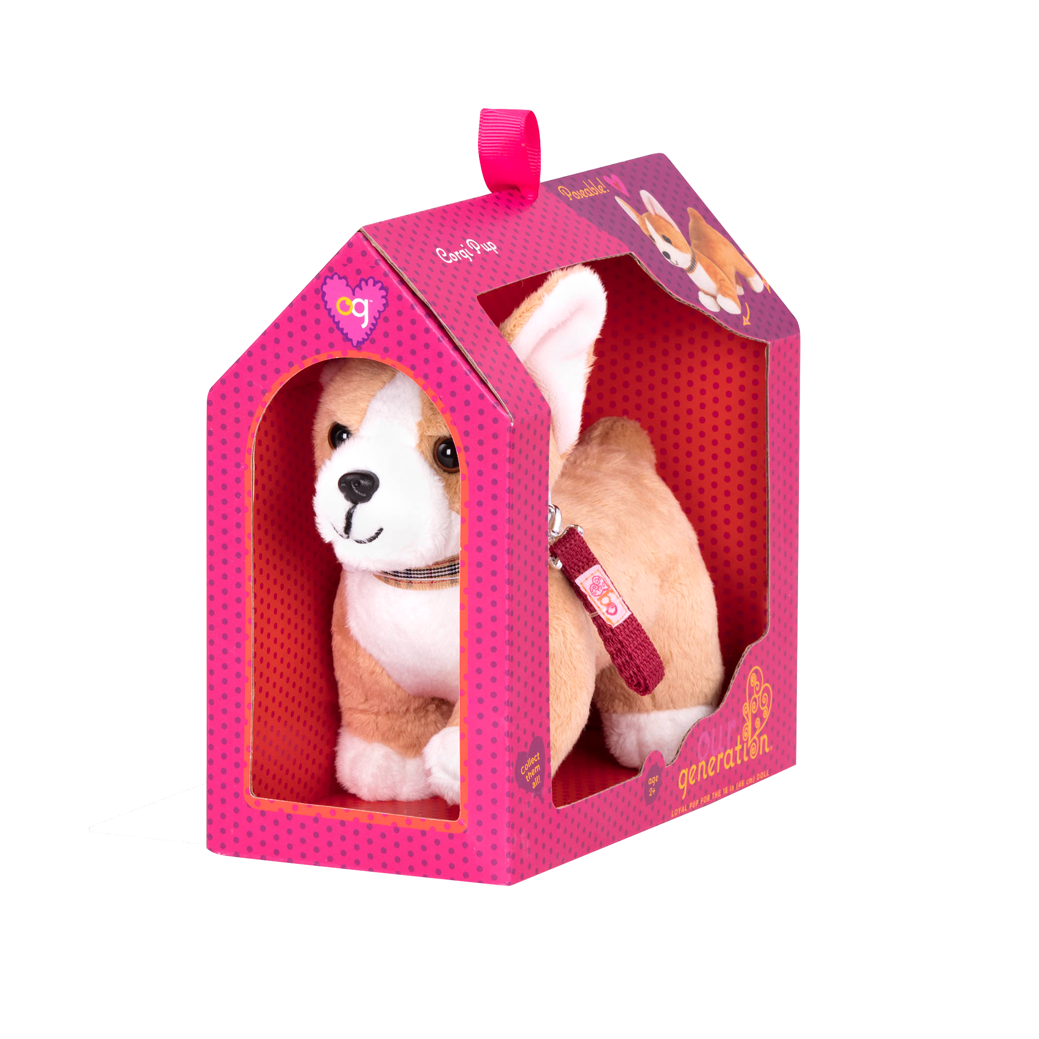 Posable Corgi Pup 6-inch Toy Dog