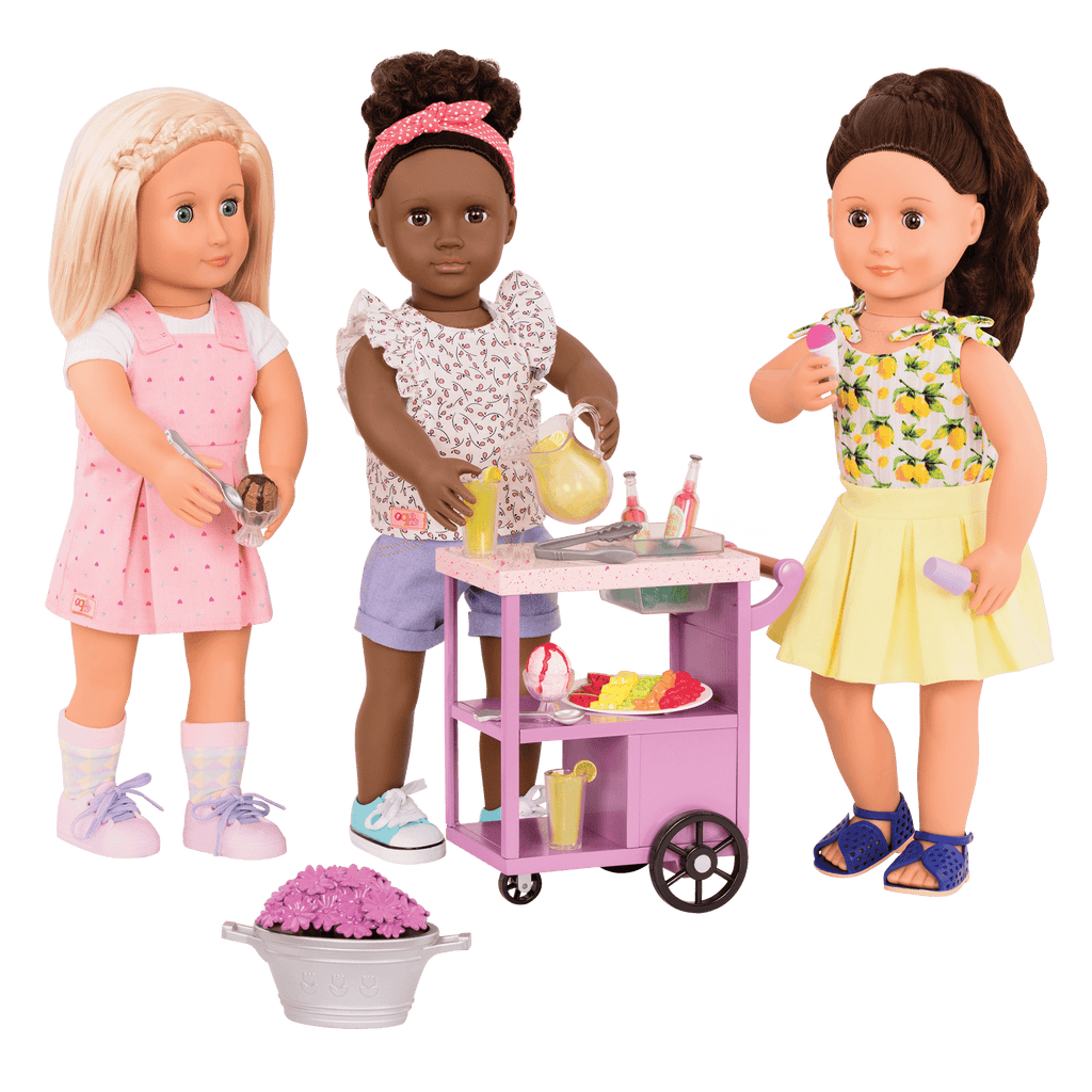 Summer snacks trolley playset