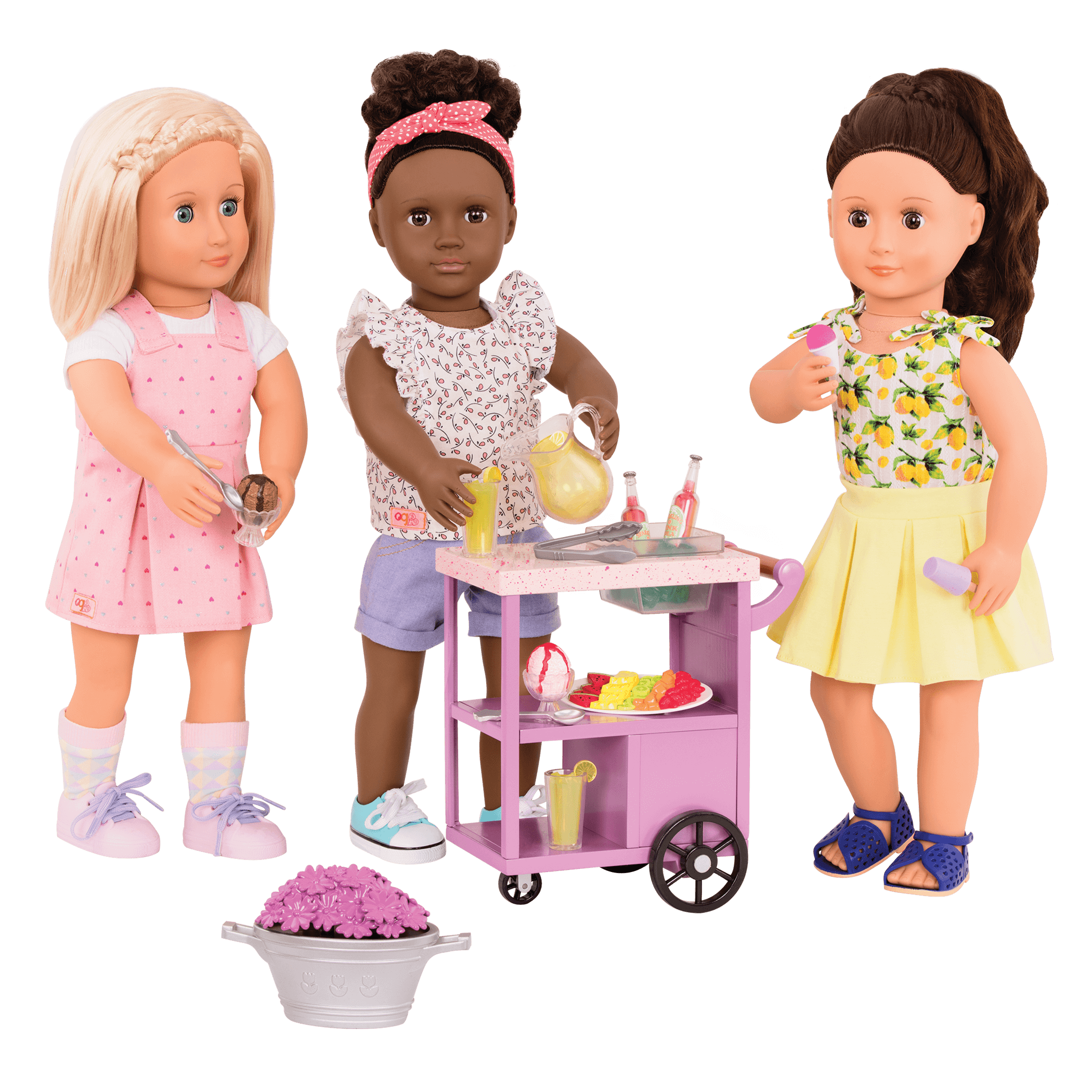 Summer snacks trolley playset