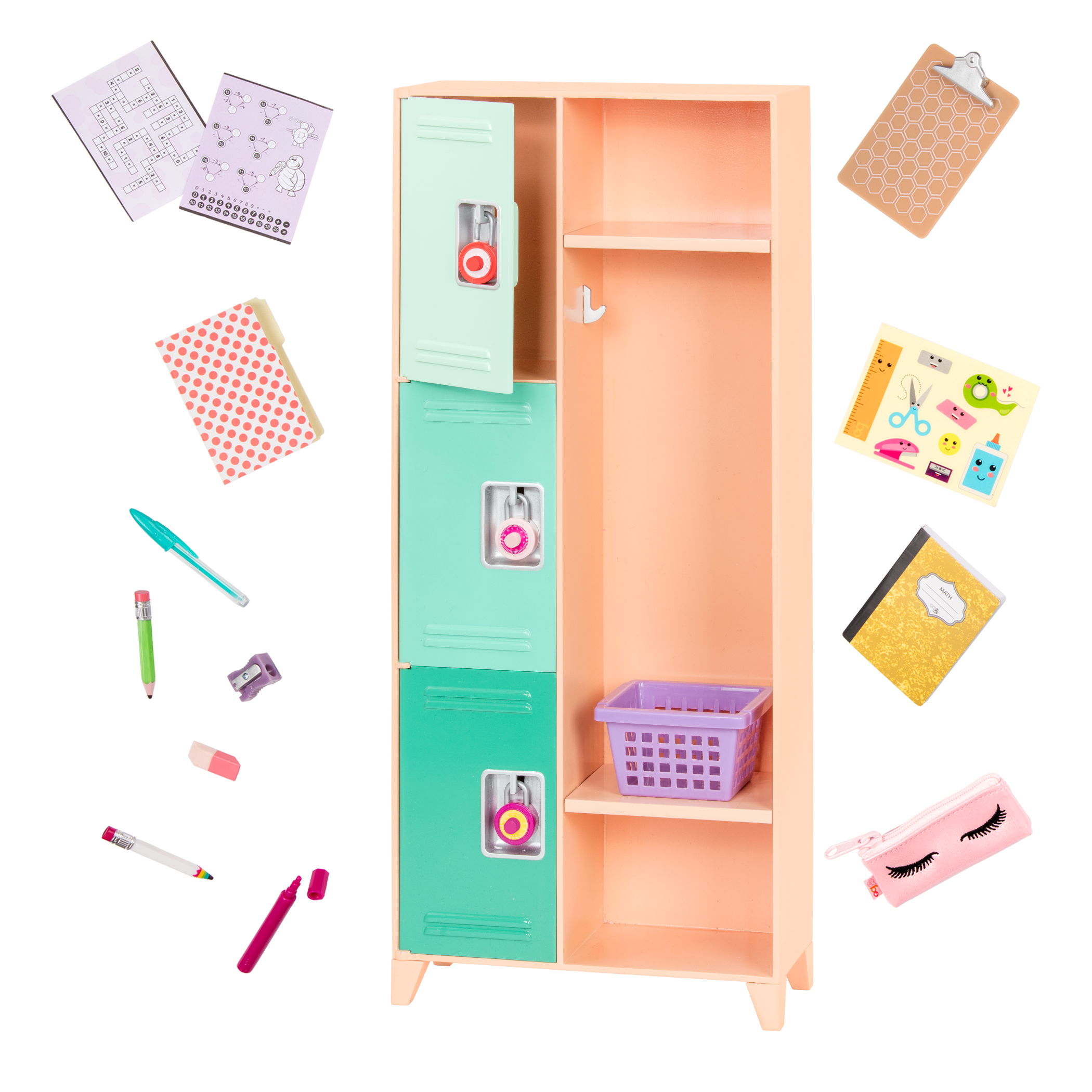 School locker playset