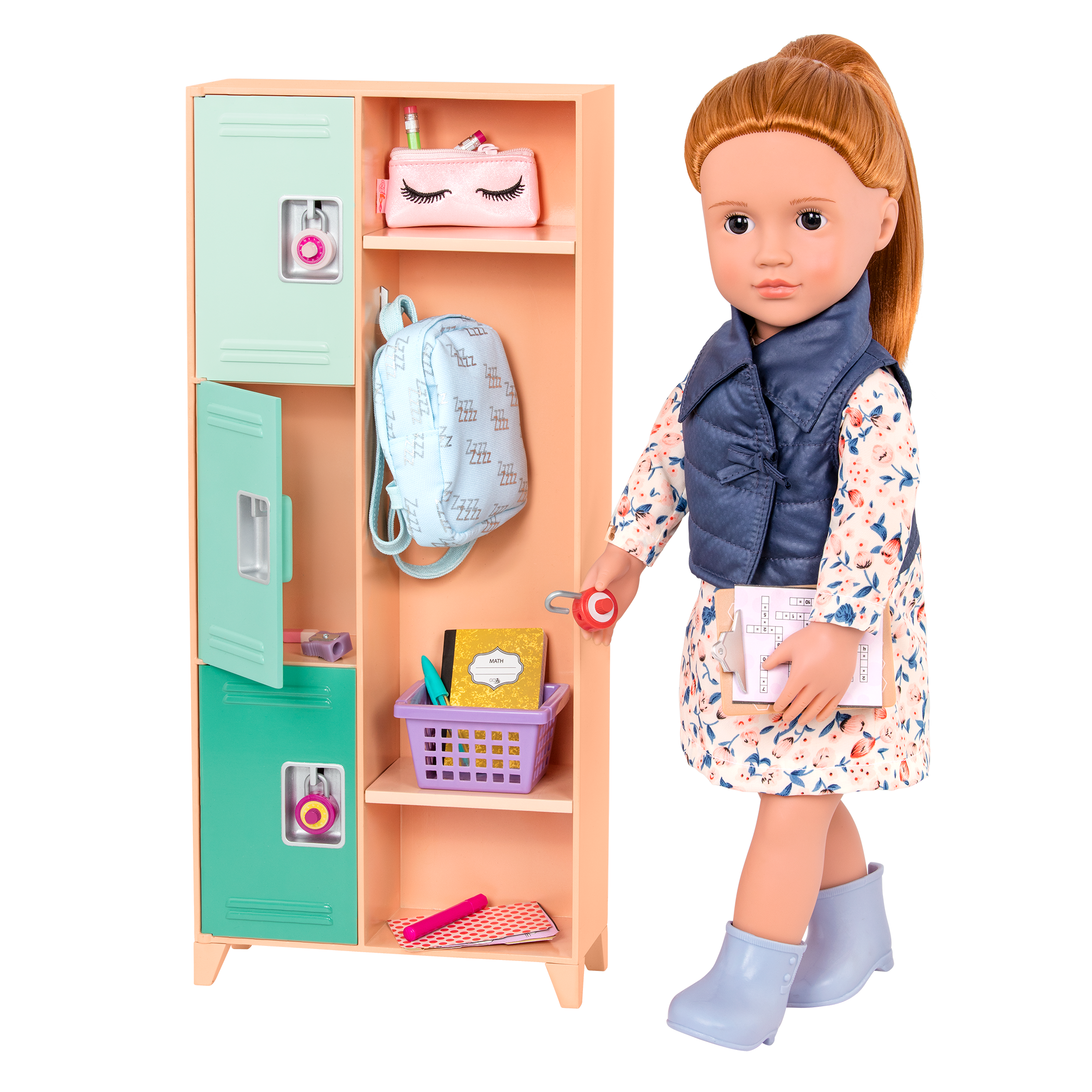 School locker playset