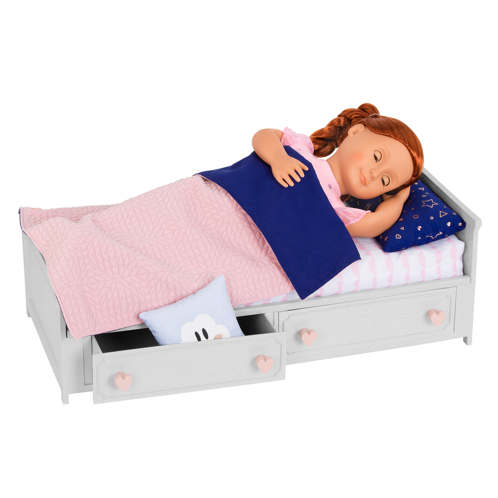 Our Generation Starry Slumbers Platform Bed for 18-inch Dolls