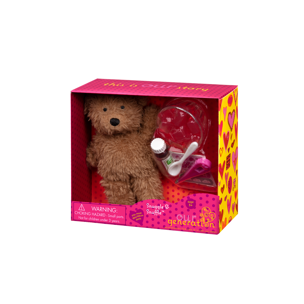 Get well soon teddy bear playset