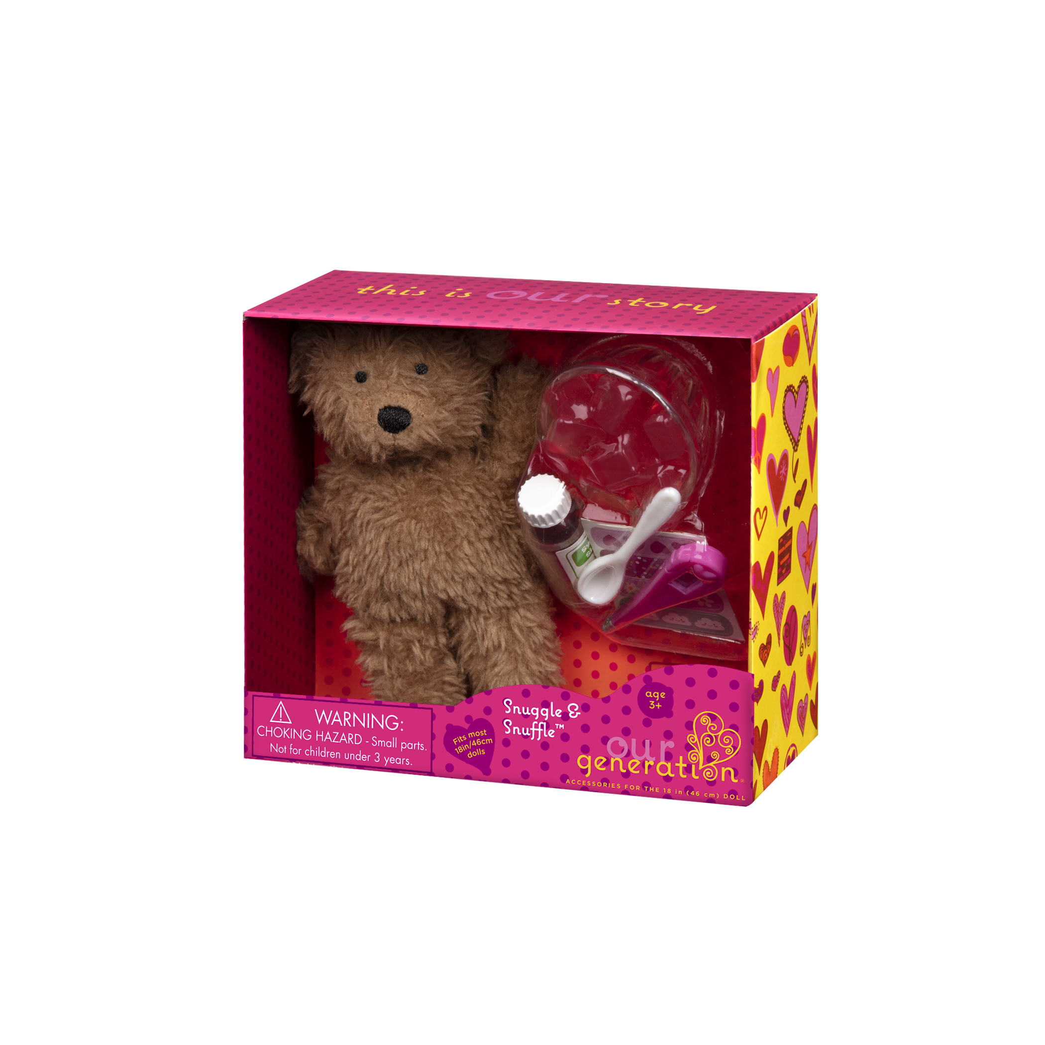 Get well soon teddy bear playset