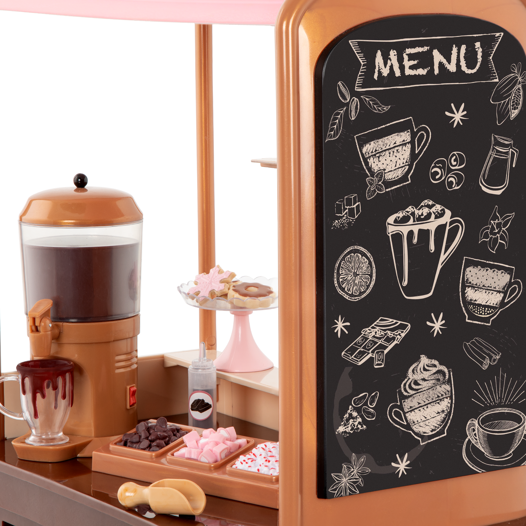 Hot chocolate stand playset