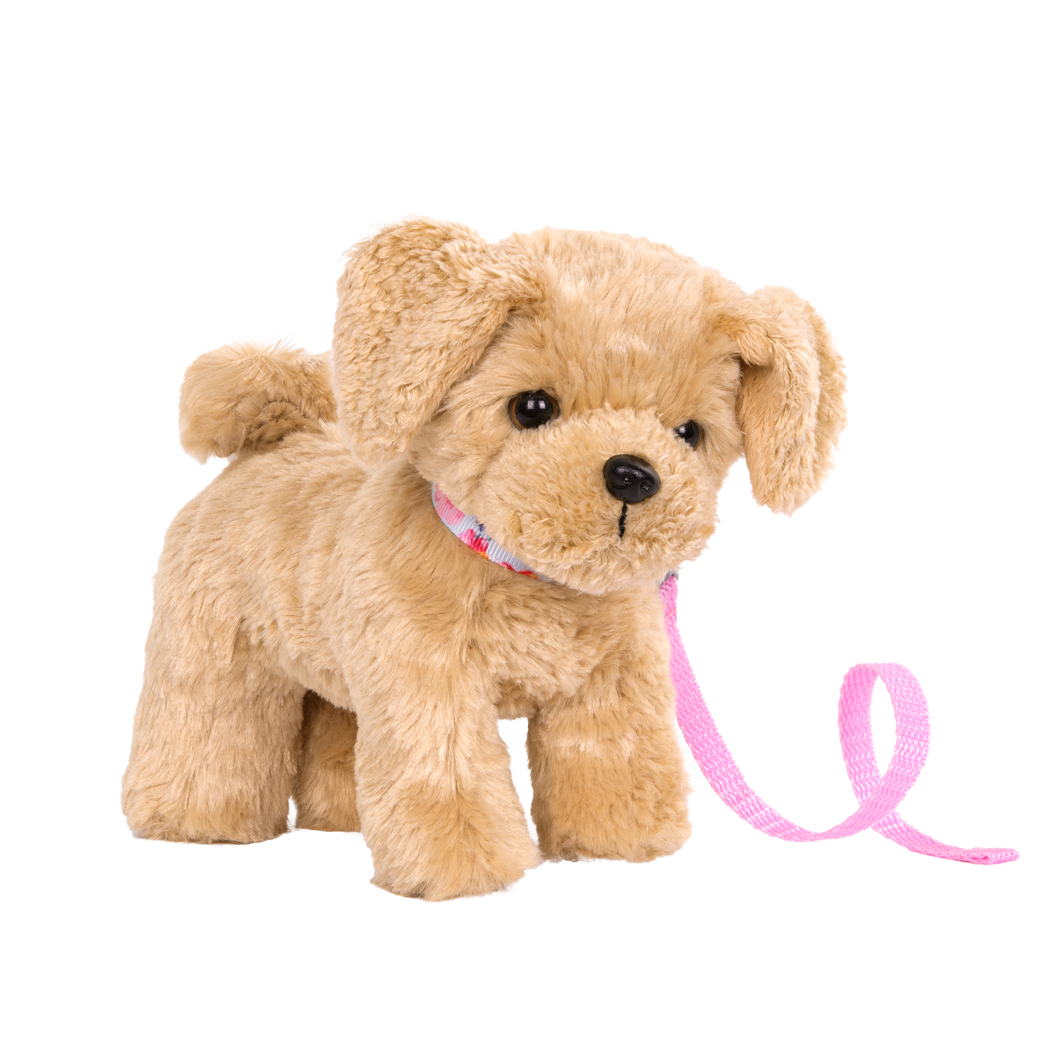 6-inch Posable Golden Poodle Pup for 18-inch Dolls