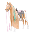 Palomino paint horse figurine