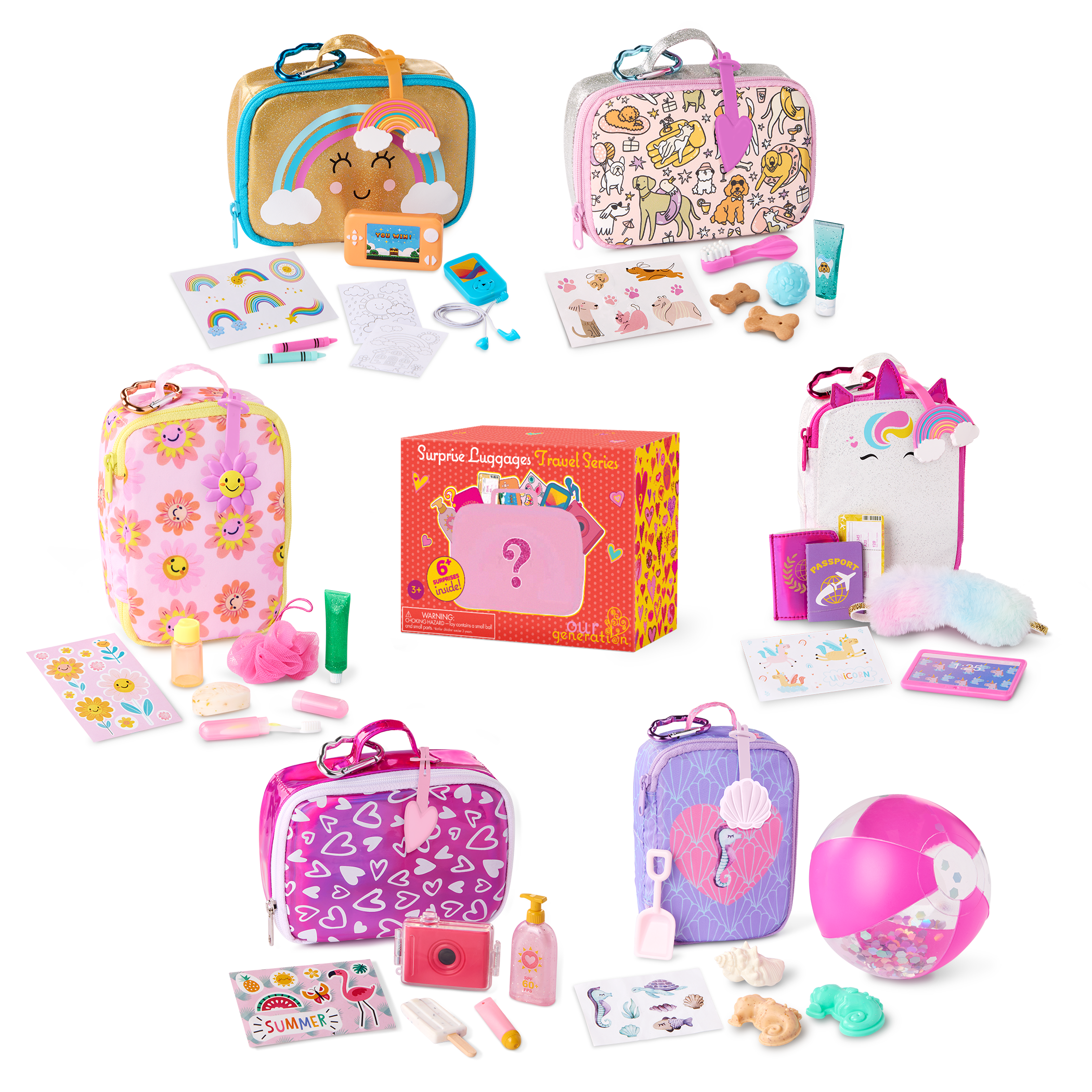 Our Generation Surprise Luggages Travel Series