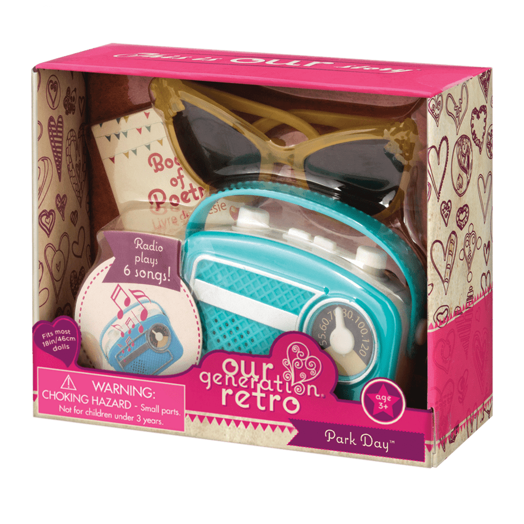 18-inch Doll Picnic Set with Musical Radio